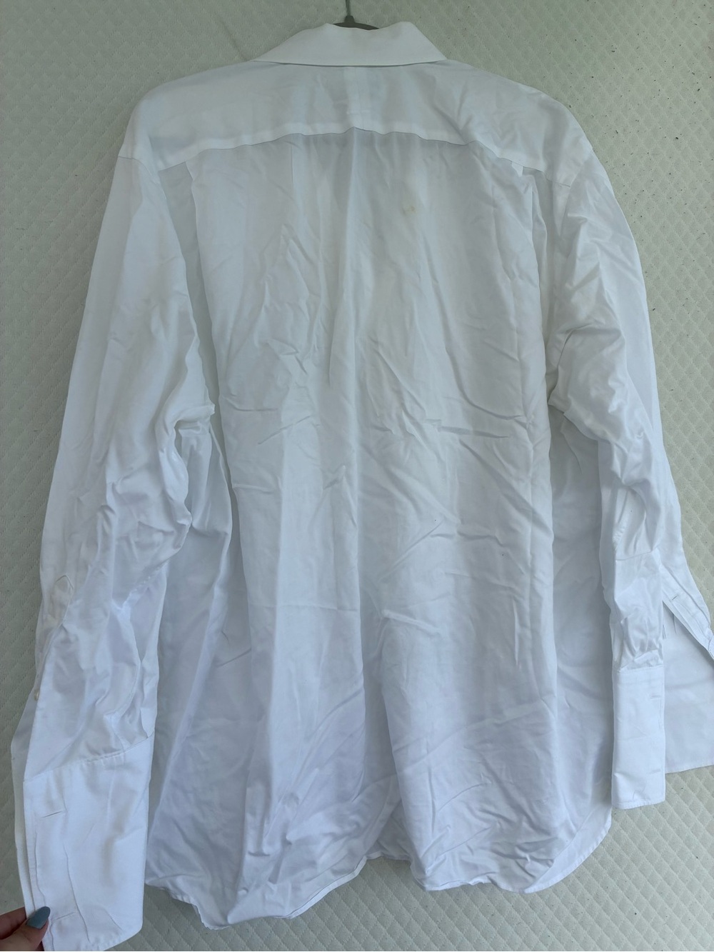 John W. Nordstrom White Long-Sleeve Dress Shirt